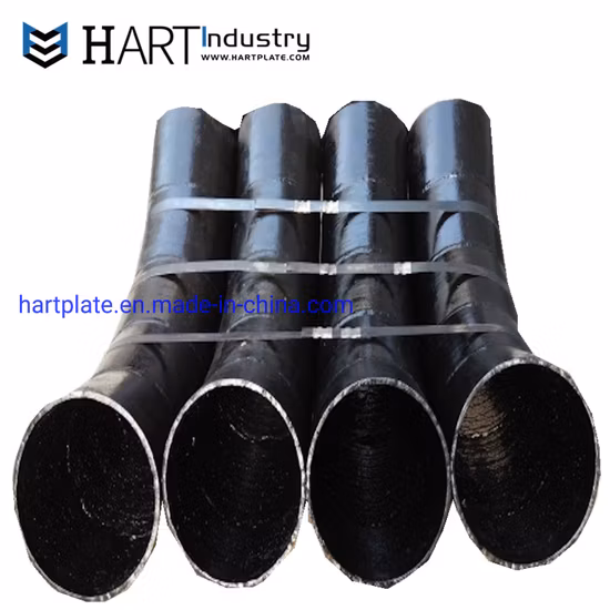 Clad/Cladding Elbow for Conveying Bulk Dust and Slurry